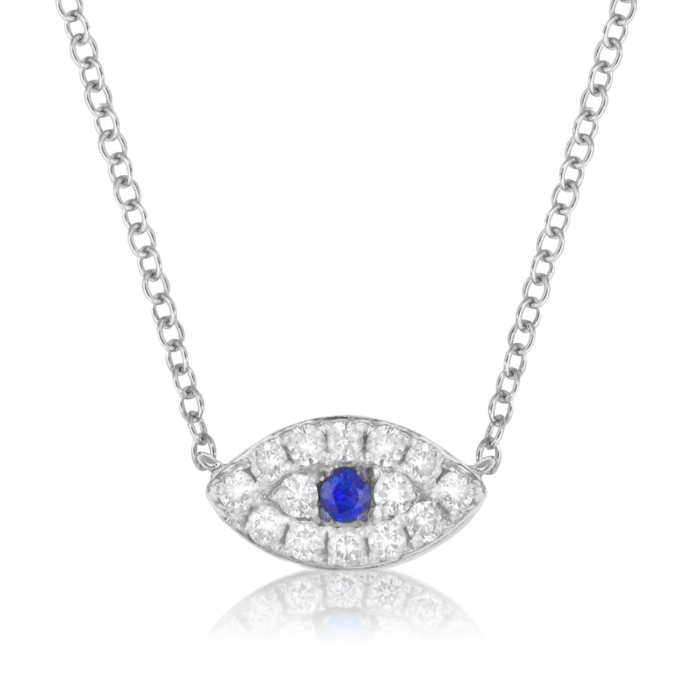 Miss Mimi Evil Eye Necklace | Sterling Silver | ORLY Jewellers