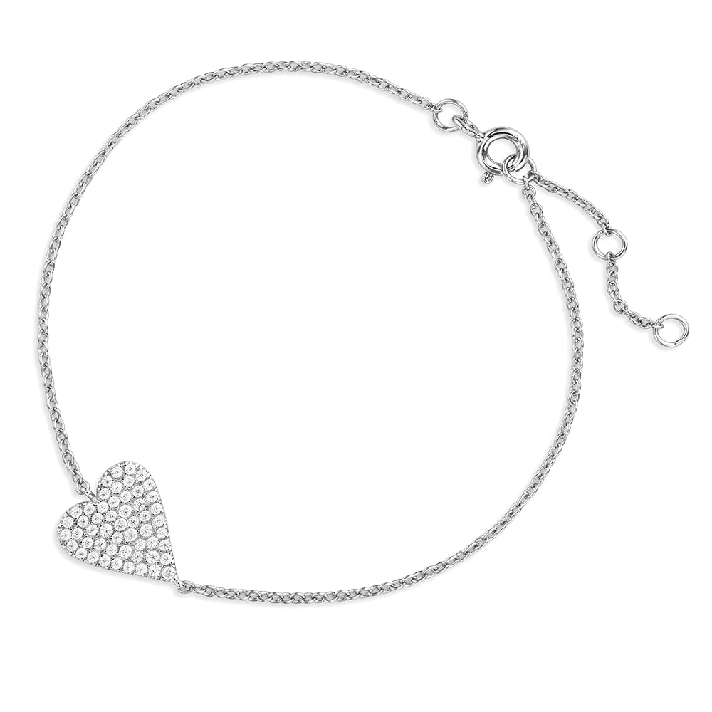 Miss Mimi Heart Bracelet | Sterling Silver | ORLY Jewellers