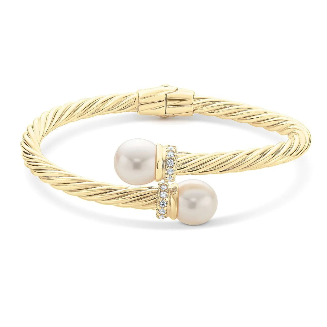 Miss Mimi Freshwater Pearl Crossover Bangle | ORLY Jewellers