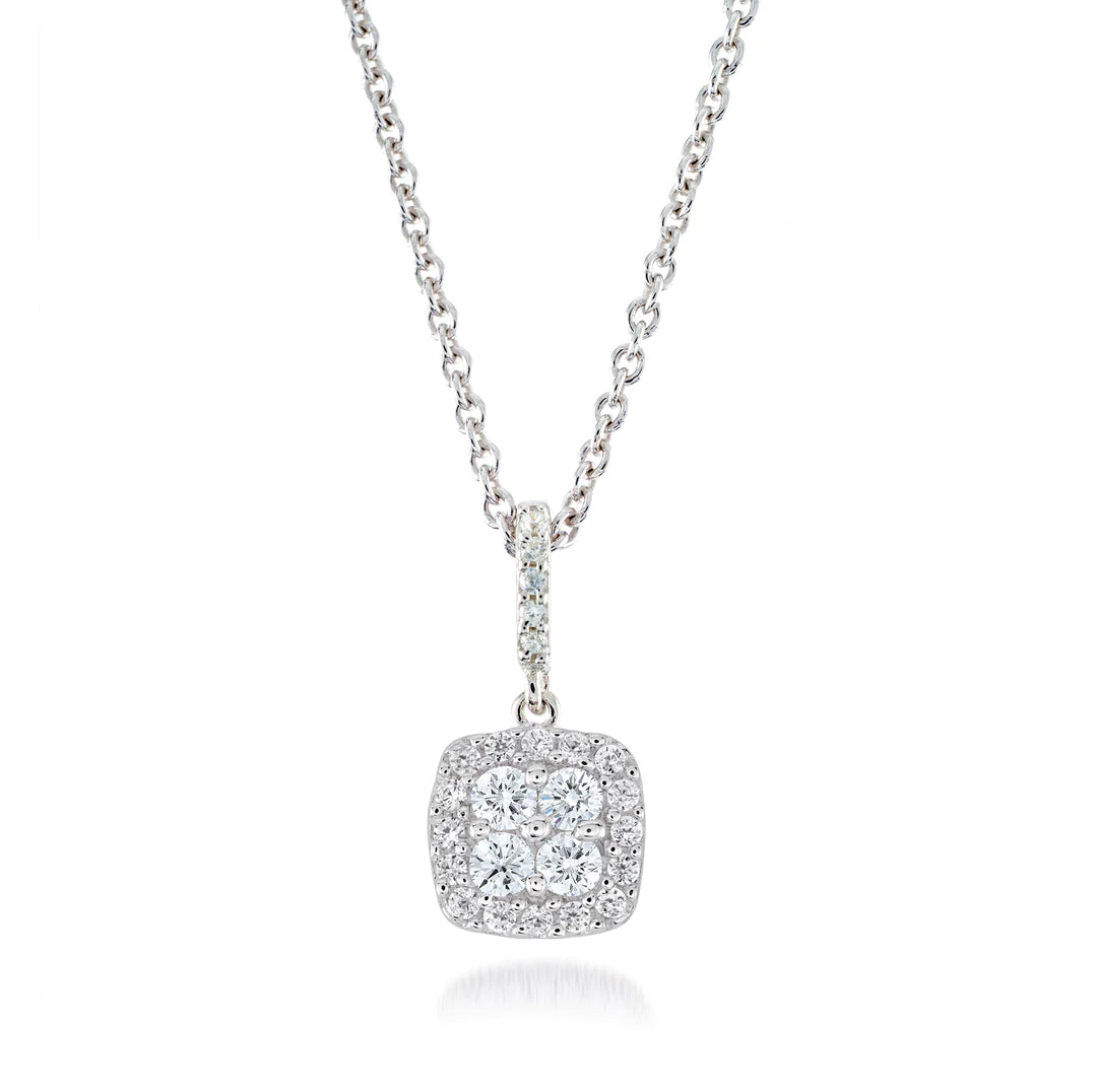 Miss Mimi Cushion Shape Necklace | Sterling Silver | ORLY Jewellers