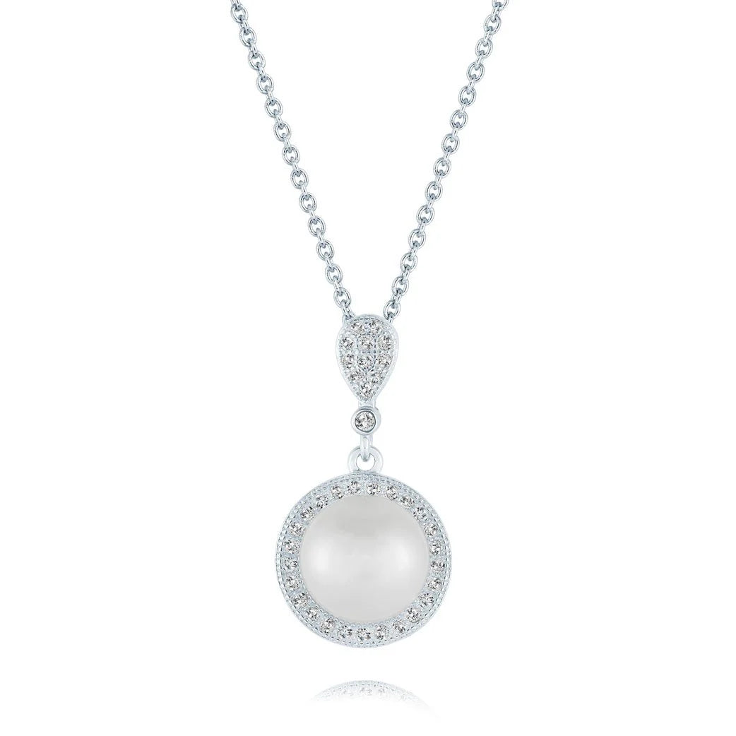 Miss Mimi Freshwater Pearl Drop Pendant | ORLY Jewellers | Sterling Silver
