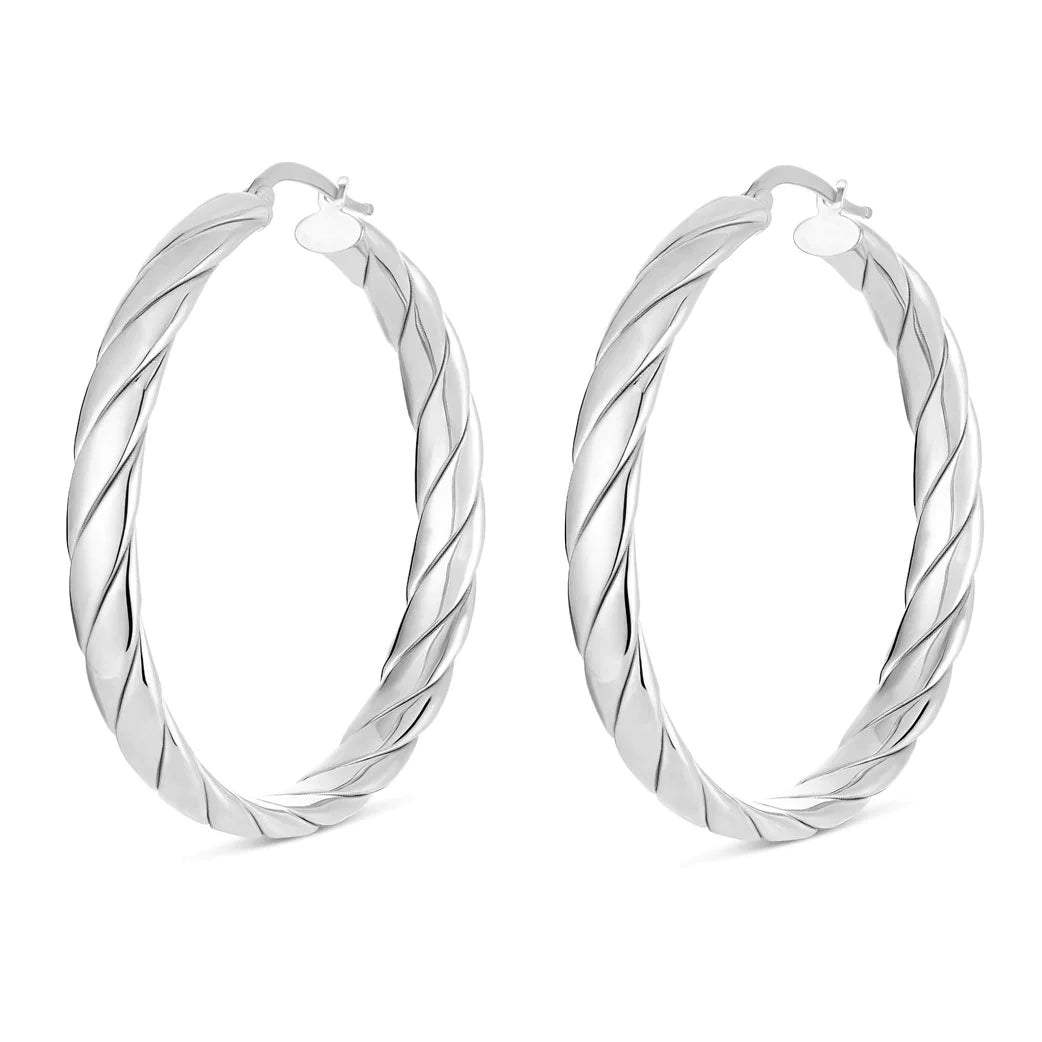 Miss Mimi Large Wrap Quilt Hoop Earrings | ORLY Jewellers