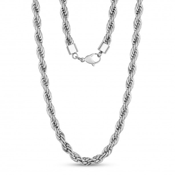 A.R.Z Steel 8mm Rope Chain | Stainless Steel | ORLY Jewellers