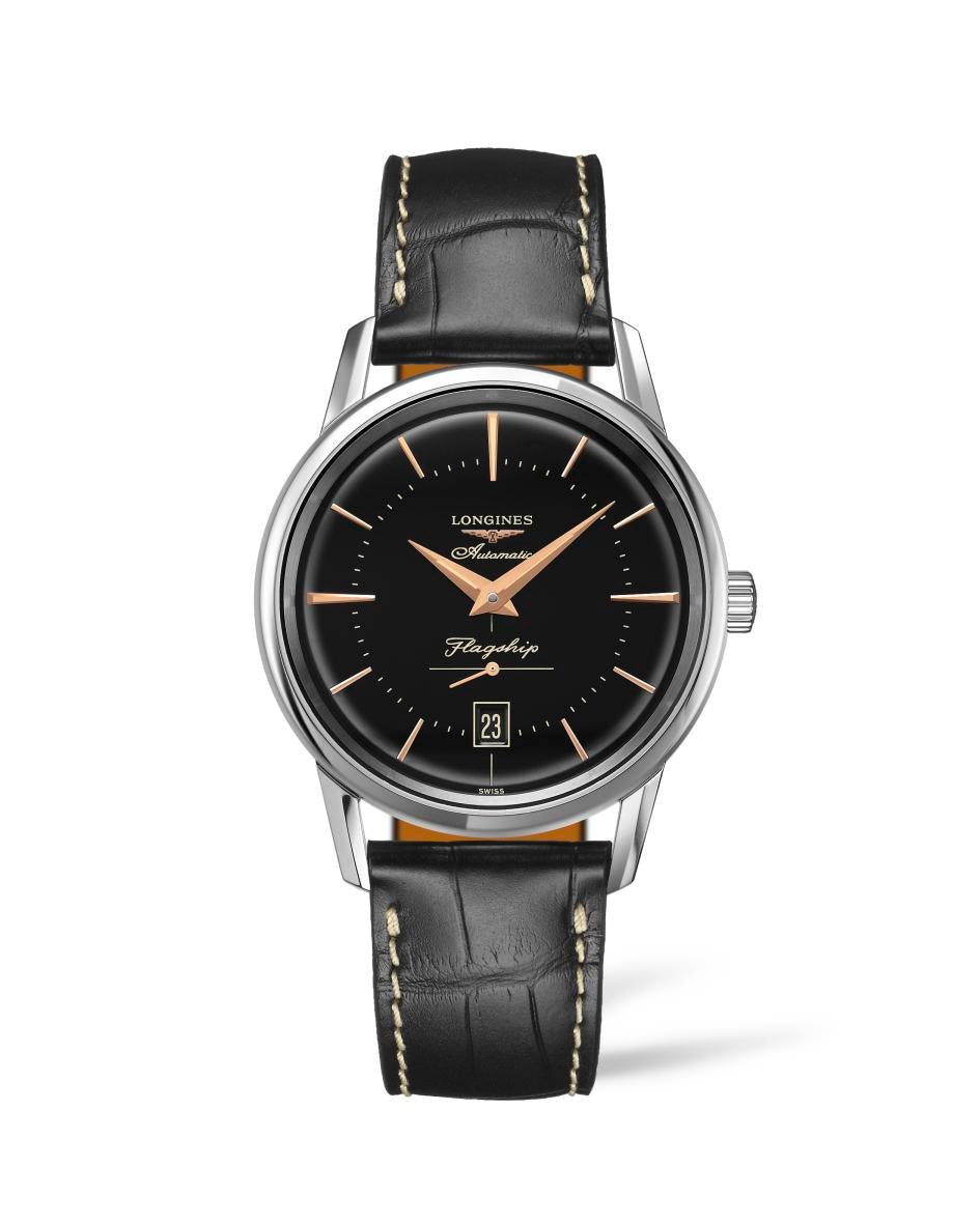 Longines Flagship Heritage 38.50mm | L4.795.4.58.0 | ORLY Jewellers