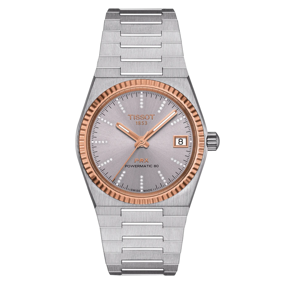 Tissot PRX Powermatic 80 35mm 18k Gold Bezel - T931.207.41.336.00
