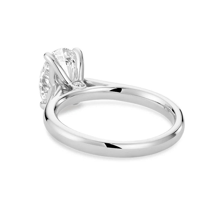 Bridal Oval Solitaire Lab Grown Diamond Ring
