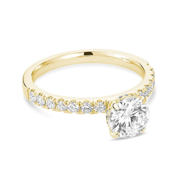Lab Grown Halo Diamond Ring