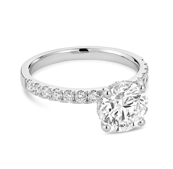 Lab Grown Halo Diamond Ring