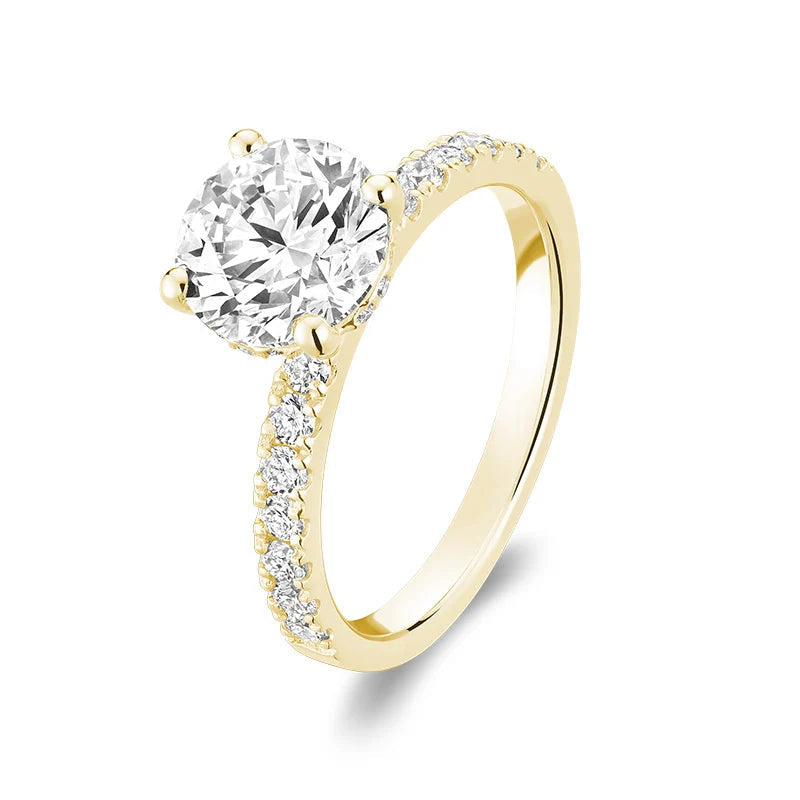 Lab Grown Halo Diamond Ring