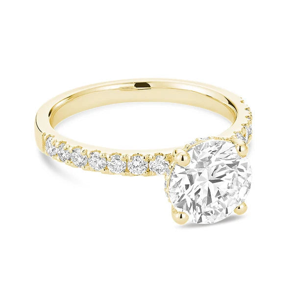 Lab Grown Halo Diamond Ring