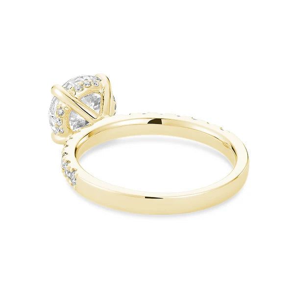 Lab Grown Halo Diamond Ring