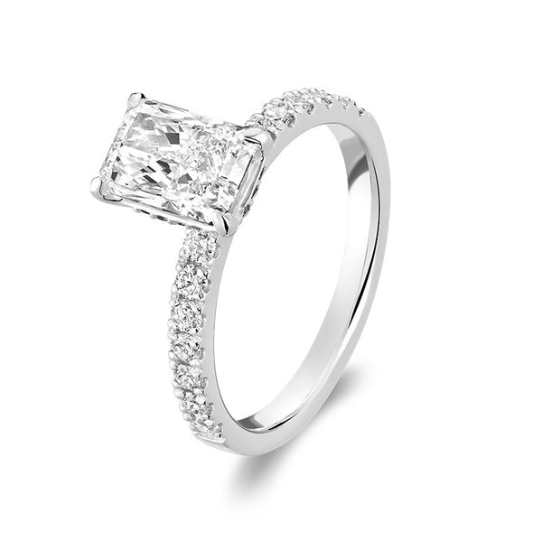 Lab Grown Radiant Diamond Ring