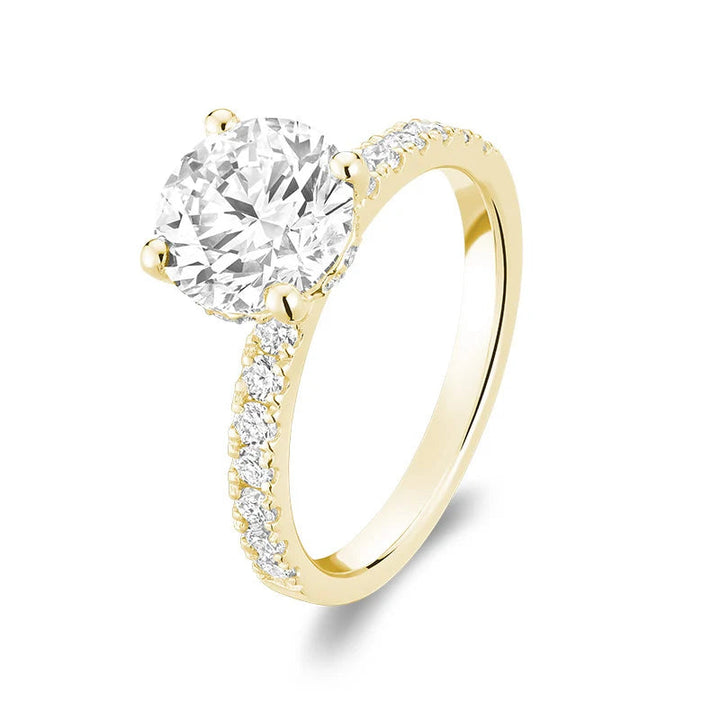 Lab Grown Halo Diamond Ring