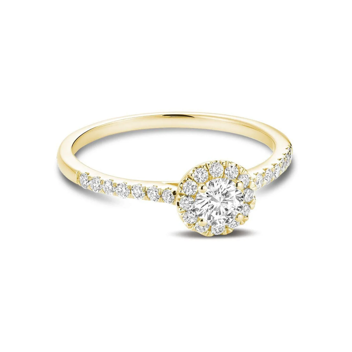 Round Diamond Halo Ring