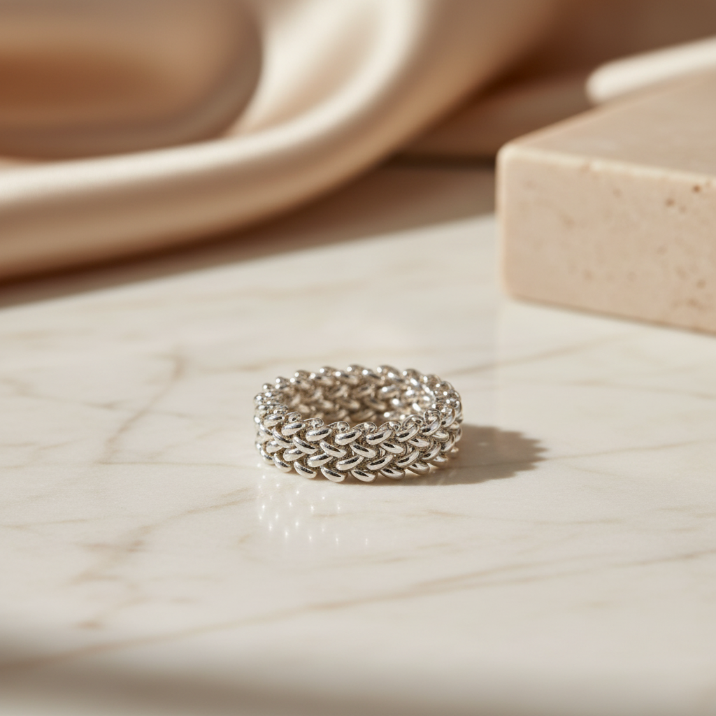 Miss Mimi Flexible Mesh Ring