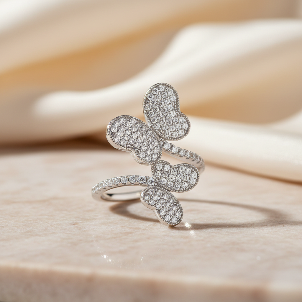Bague Miss Mimi Double Papillon
