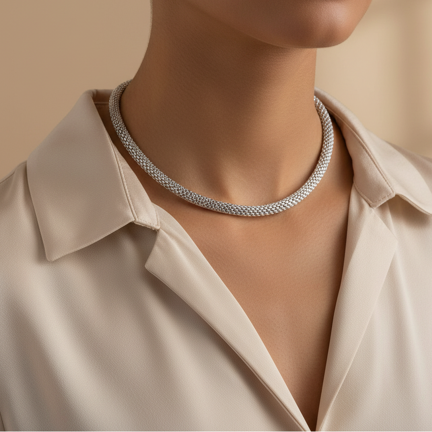 Miss Mimi Oro Link Necklace