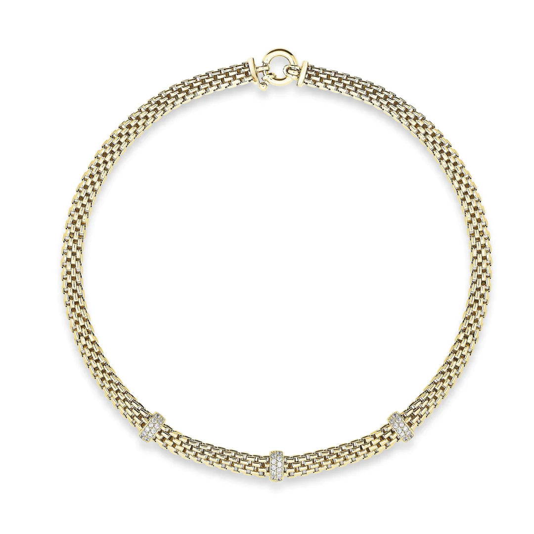 Miss Mimi Flexible Mesh Link Necklace | ORLY Jewellers