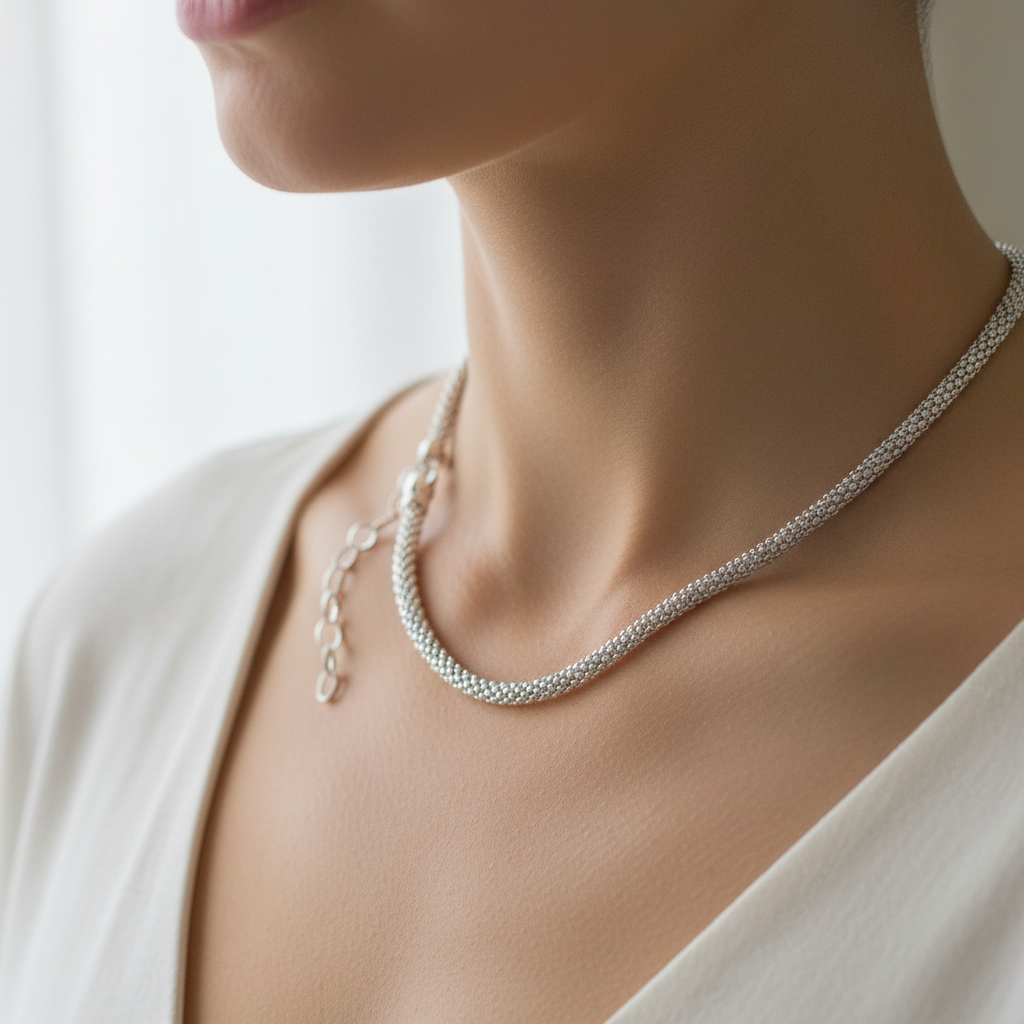 Miss Mimi Classic Mesh Necklace
