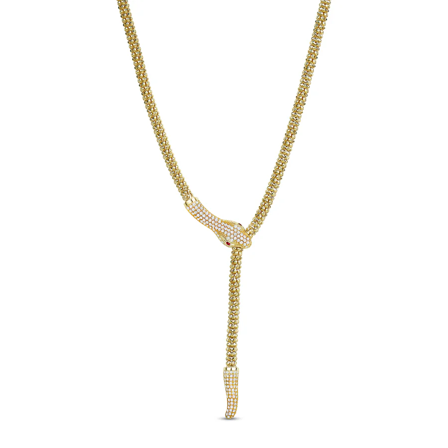 Collier ras de cou morsure de serpent Mimi