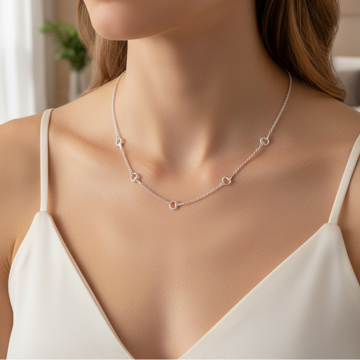 Miss Mimi Equestrian Link Necklace