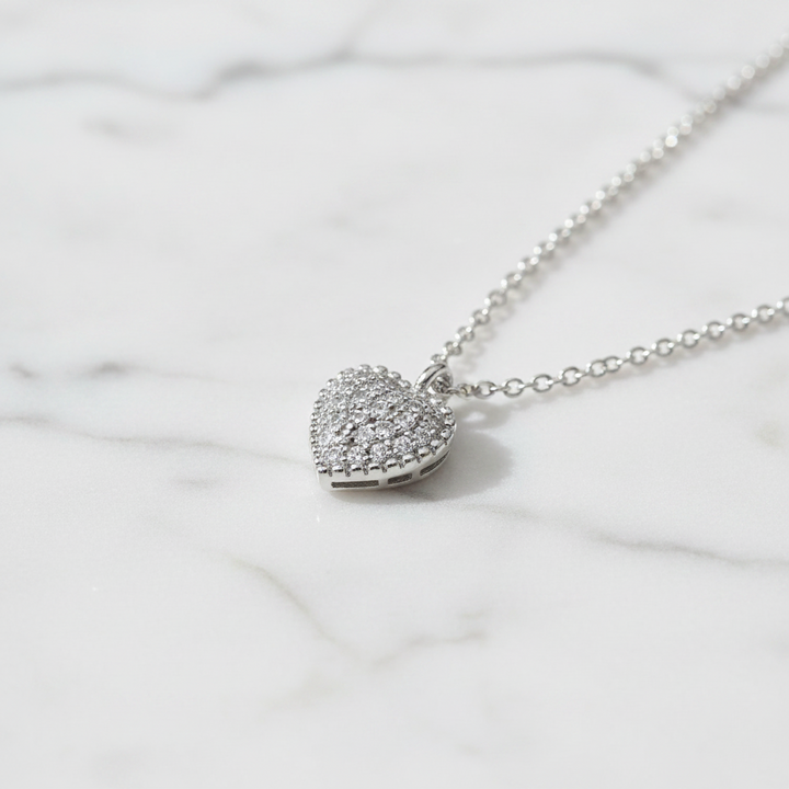Miss Mimi Heart Dew Drop Necklace
