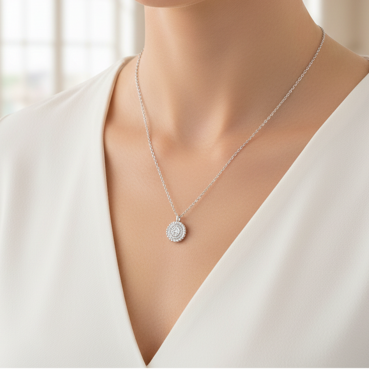 Miss Mimi Round Dew Drop Necklace