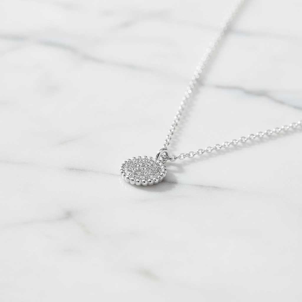 Miss Mimi Round Dew Drop Necklace