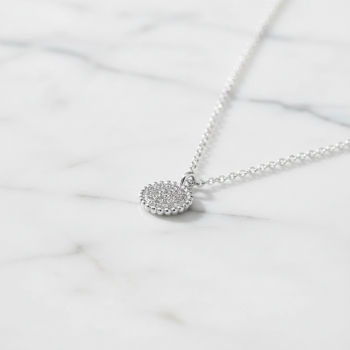 Miss Mimi Round Dew Drop Necklace