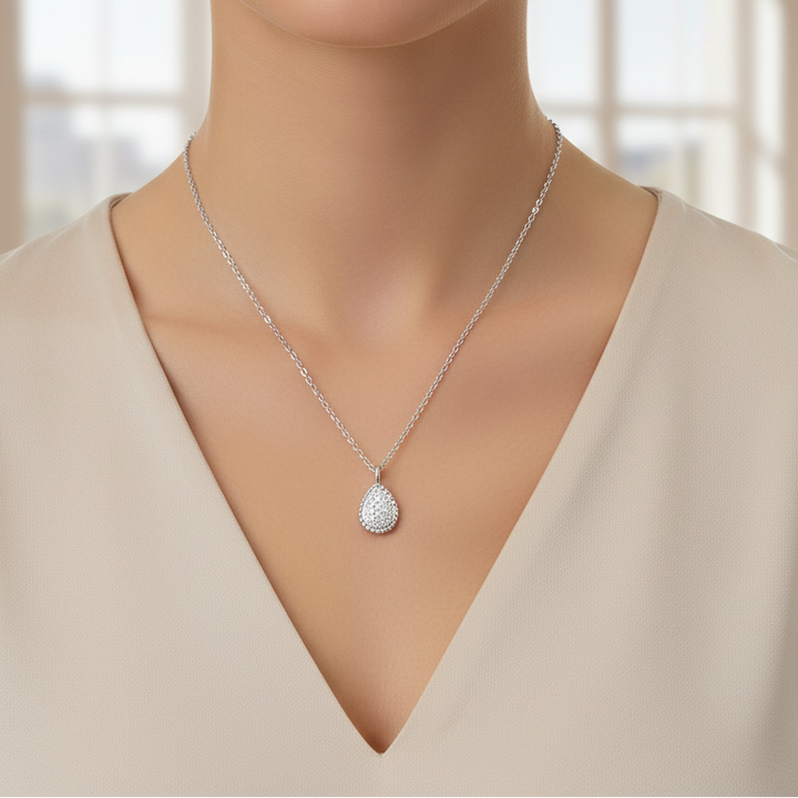 Miss Mimi Heritage Pear Dew Drop Necklace