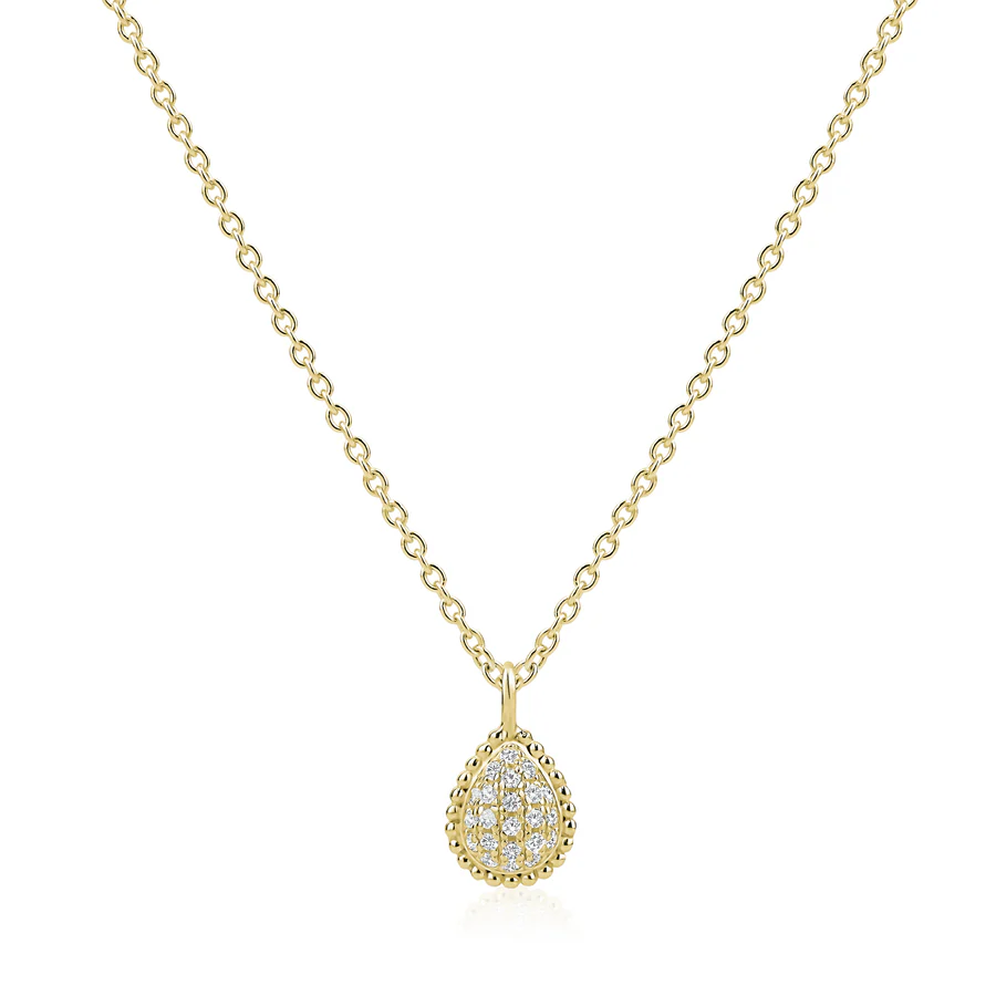 Miss Mimi Heritage Pear Dew Drop Necklace