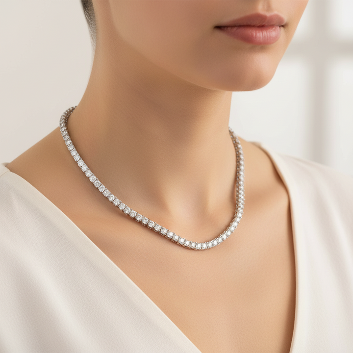 Miss Mimi 3mm Tennis Necklace