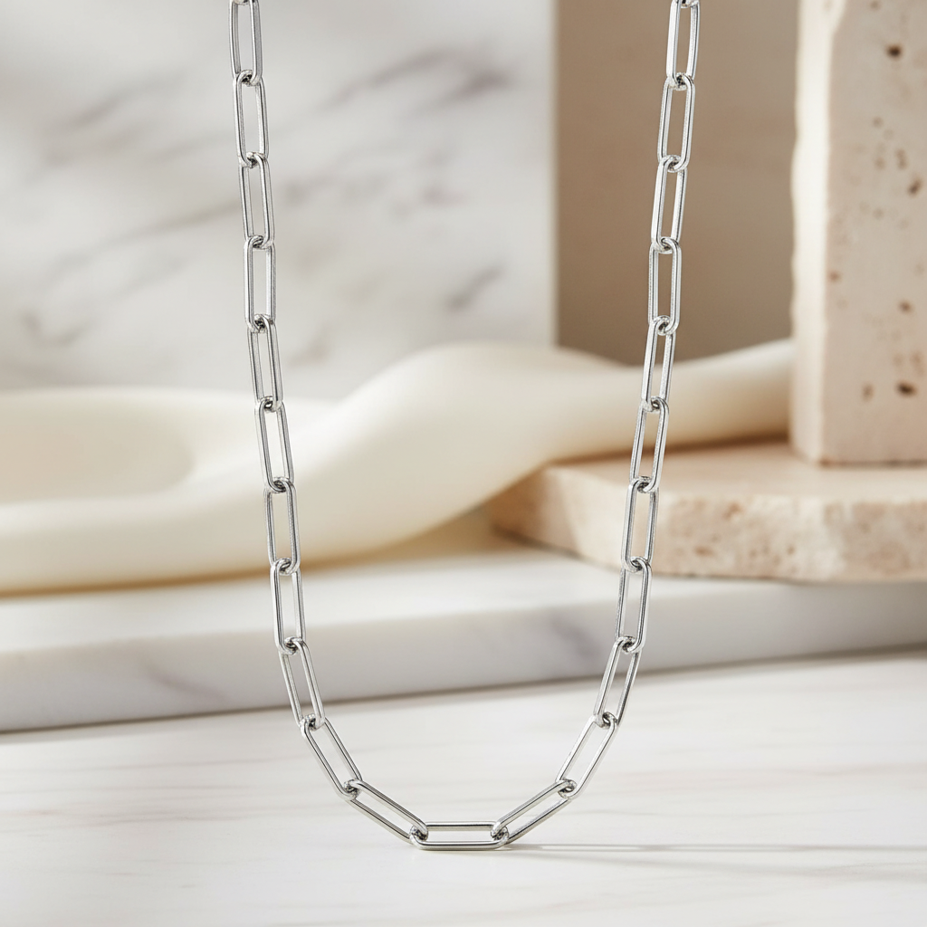 Miss Mimi Paper Clip Necklace
