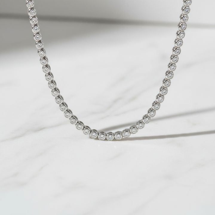 Miss Mimi 2.5mm Bezel Necklace