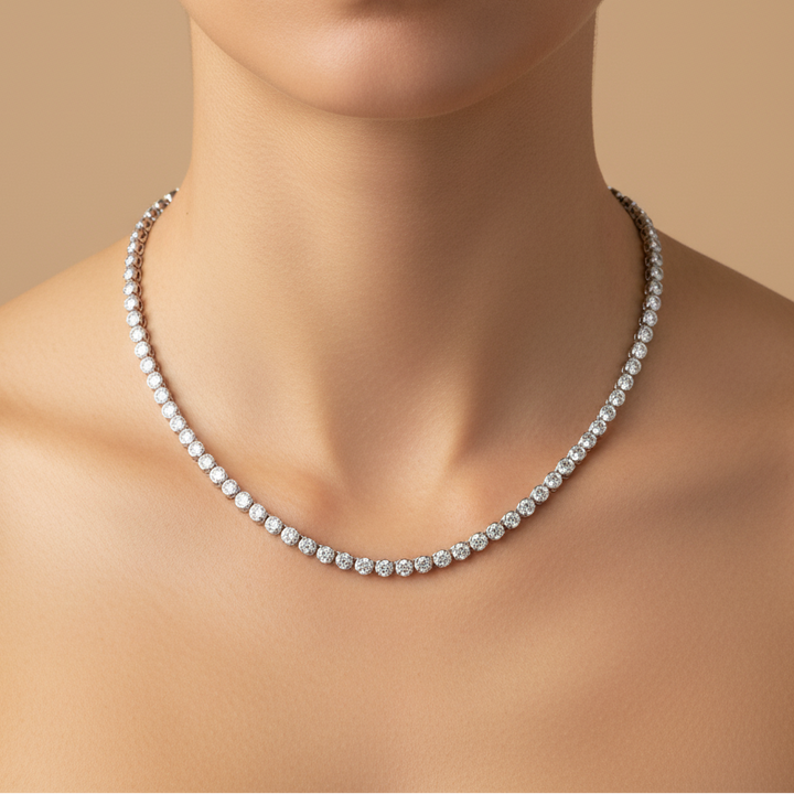 Miss Mimi 2.5mm Bezel Necklace
