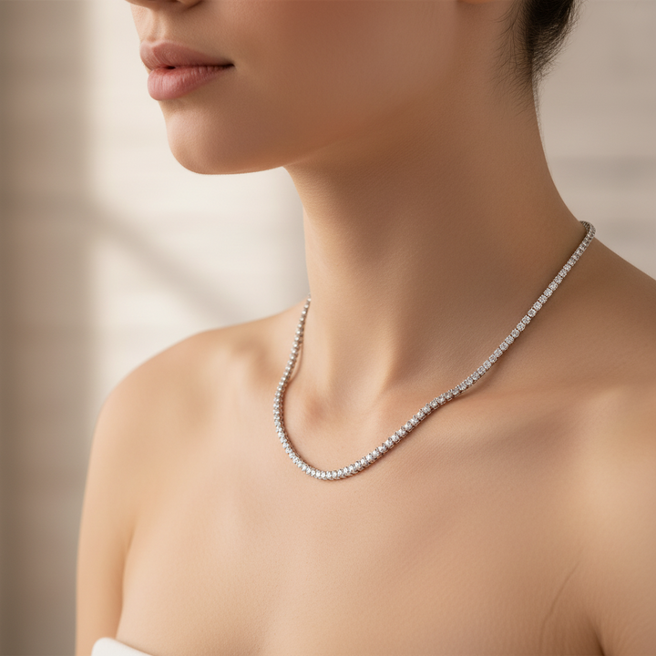 Miss Mimi 2mm Tennis Necklace