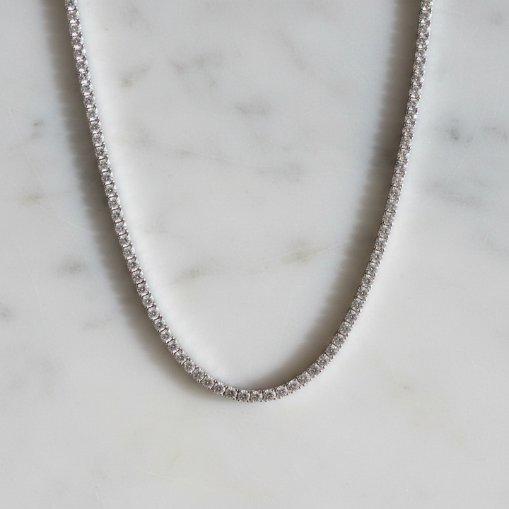Miss Mimi 2mm Tennis Necklace
