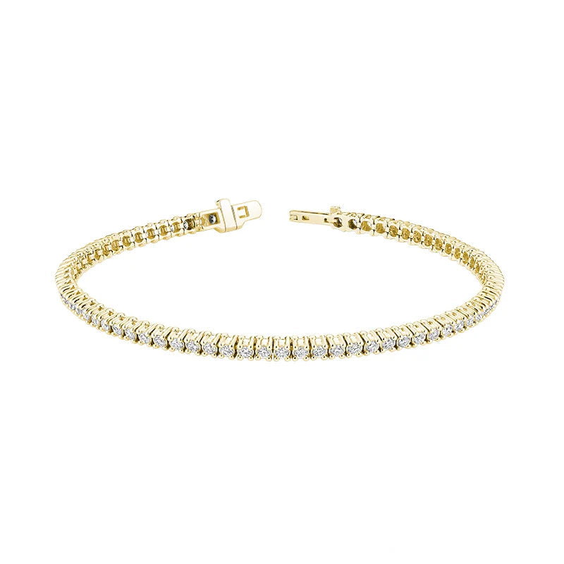 Lab Grown 10K Tennis Bracelet