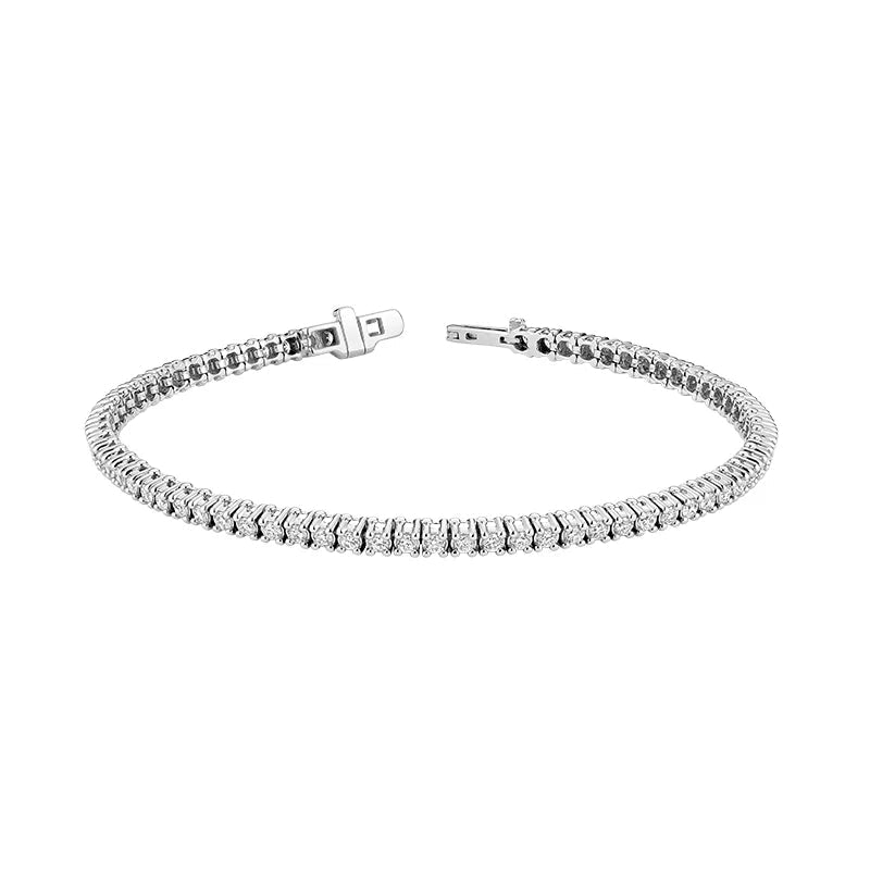 Lab Grown 10K Tennis Bracelet