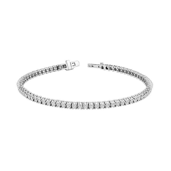 Lab Grown 10K Tennis Bracelet