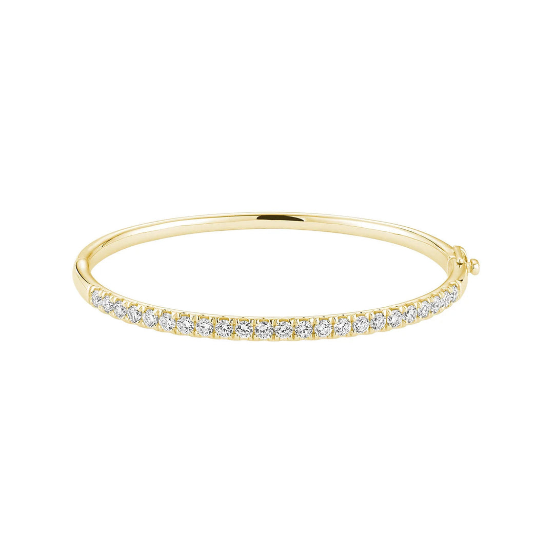 Classic Bangle Semi Eternity Lab Grown Diamond Bracelet