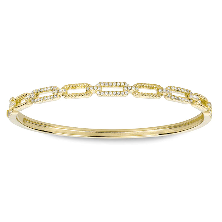 Miss Mimi Link Bangle | Sterling Silver-Gold Vermeil | ORLY Jewellers