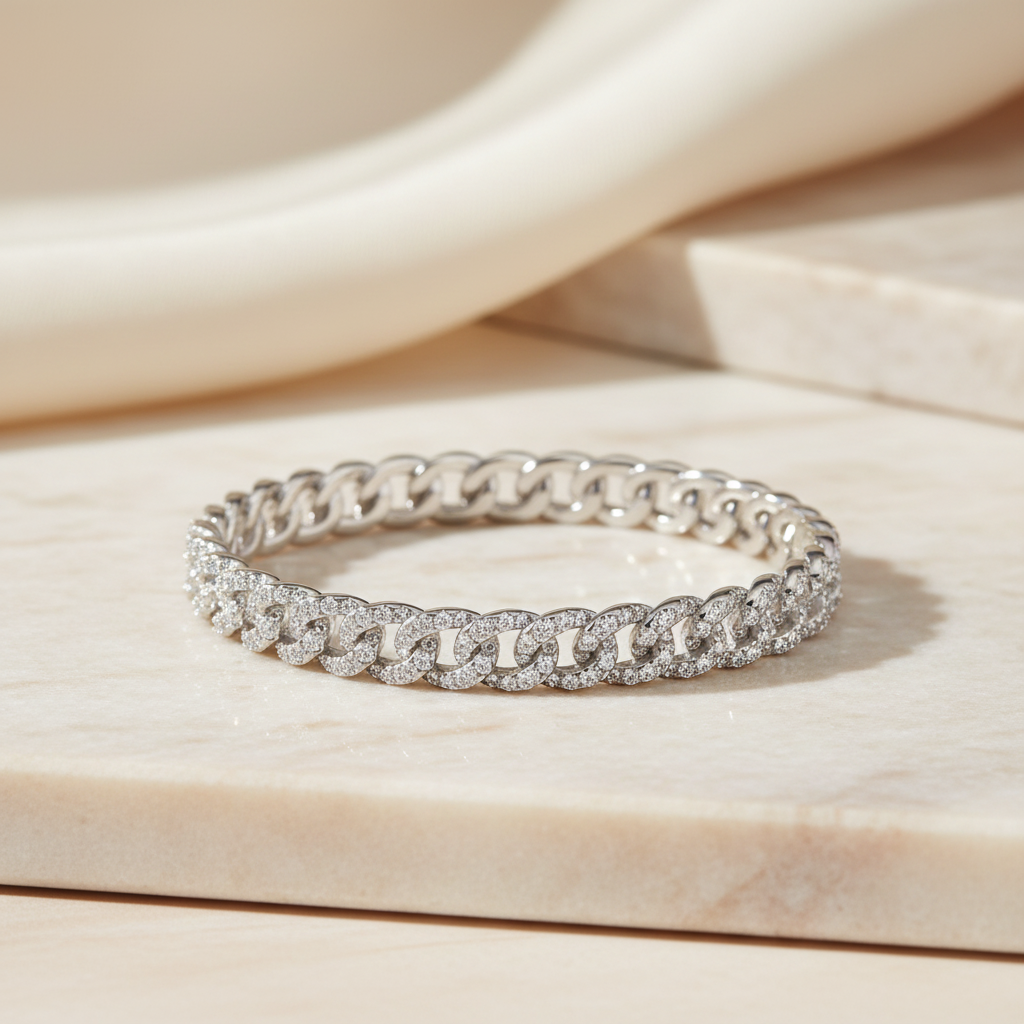 Miss Mimi Fancy Cuban Bangle