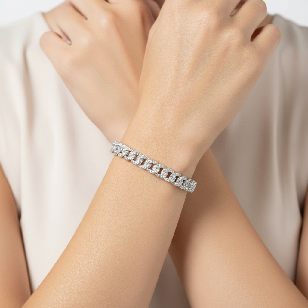 Miss Mimi Fancy Cuban Bangle