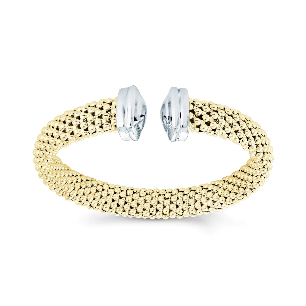 Miss Mimi Square Edge Mesh Bangle | Sterling Silver | ORLY Jewellers