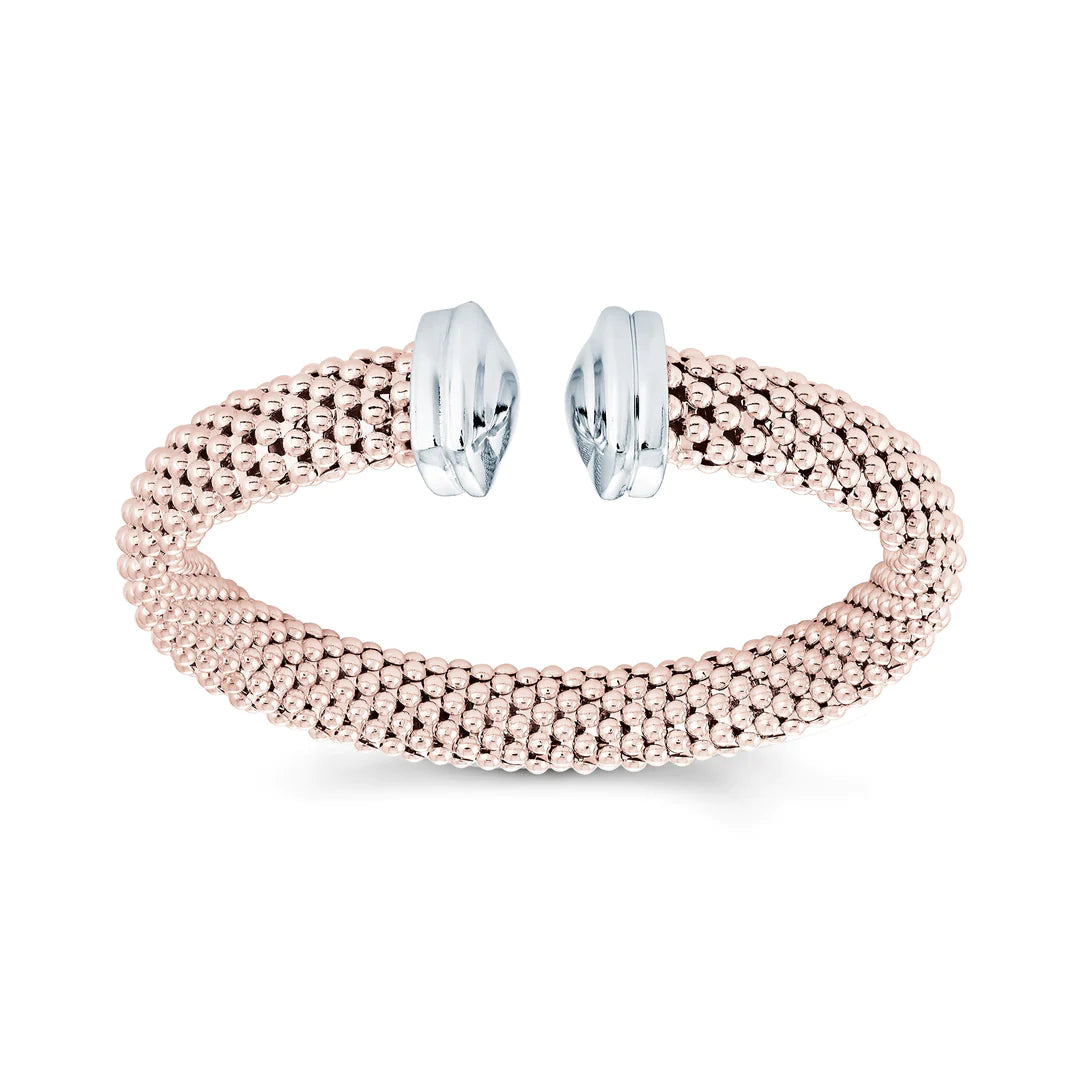 Miss Mimi Square Edge Mesh Bangle | Sterling Silver | ORLY Jewellers