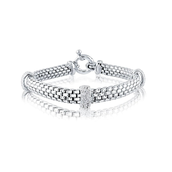 Miss Mimi Flexible Mesh Bracelet | Sterling Silver | ORLY Jewellers