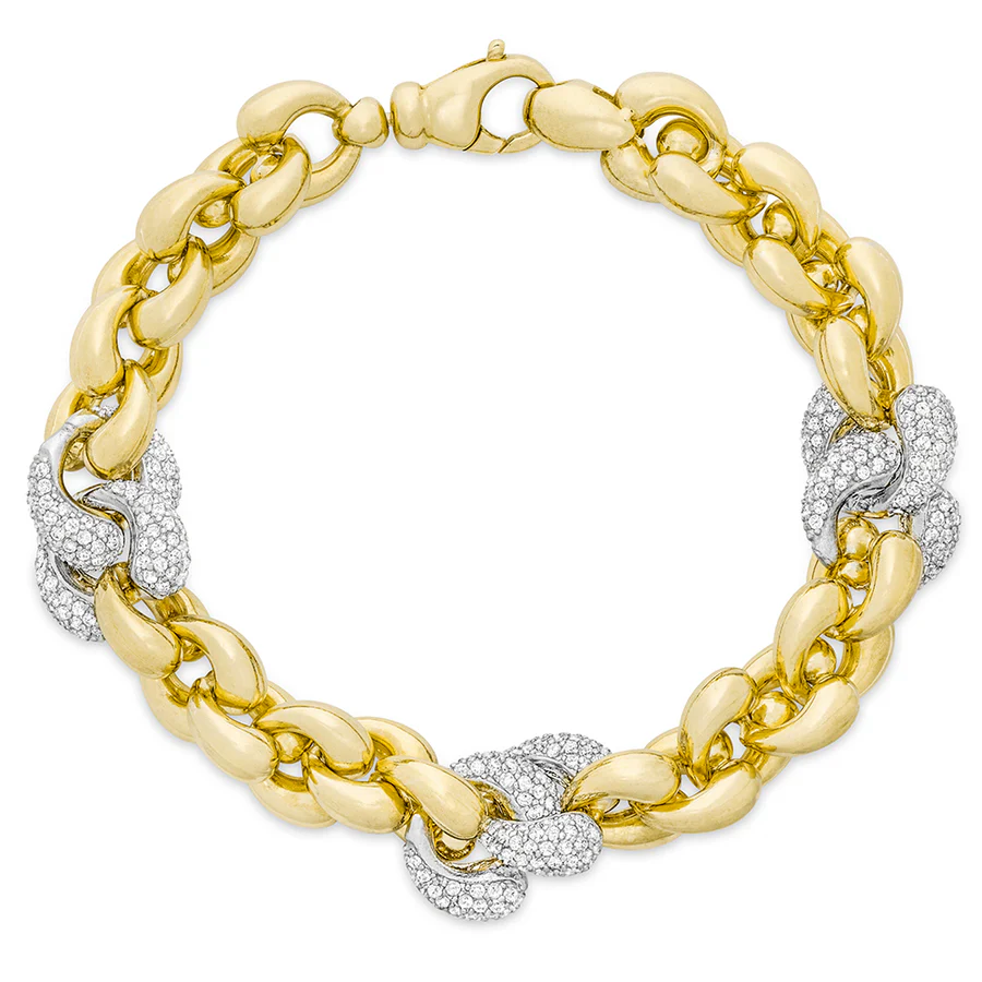 Miss Mimi Heart Link Bracelet