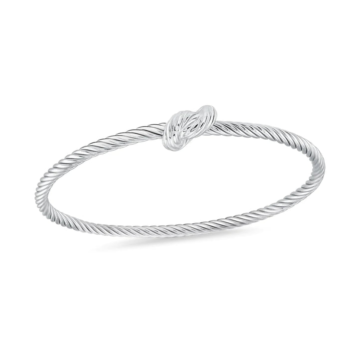 Miss Mimi Love Knot Twist Cable Bangle | ORLY Jewellers