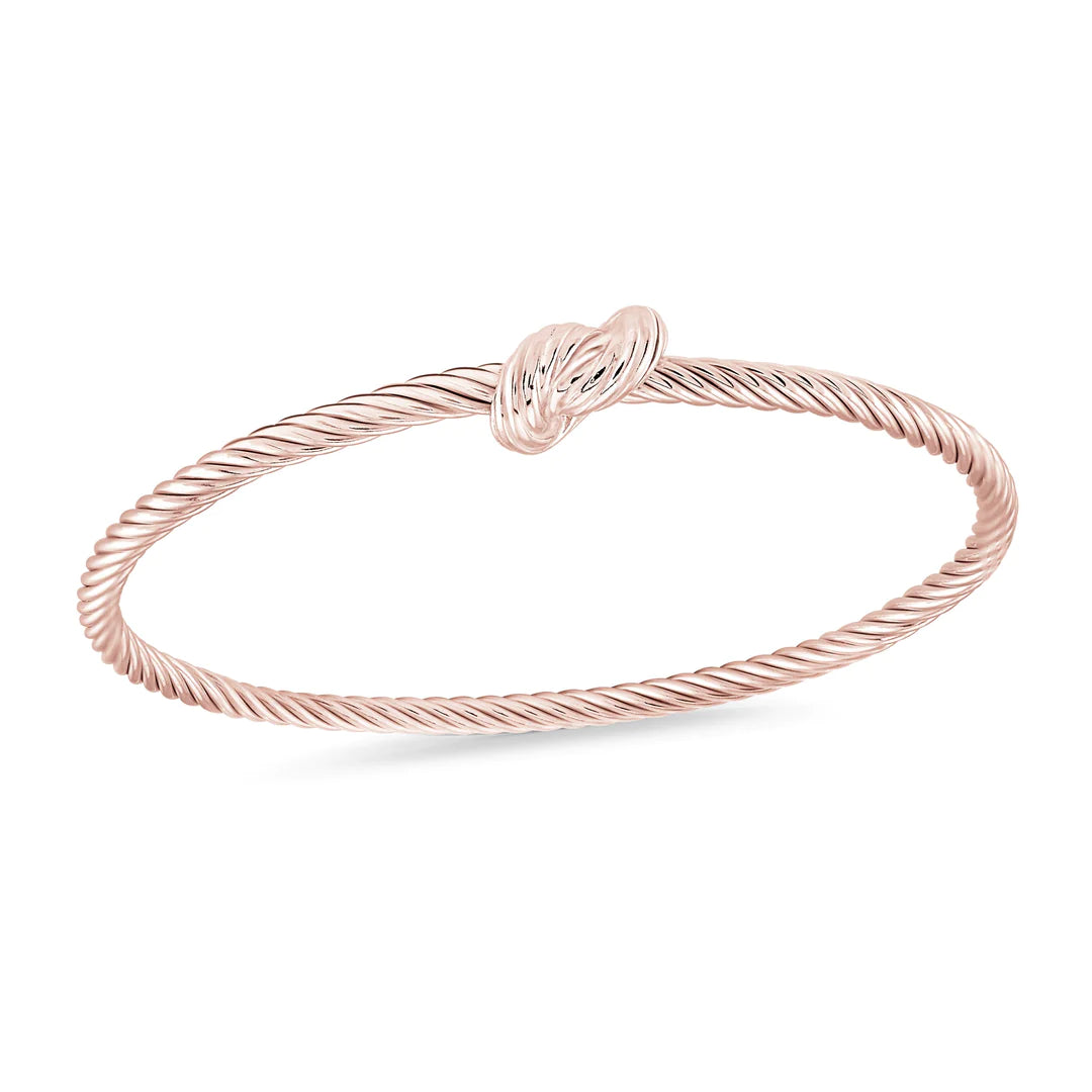 Miss Mimi Love Knot Twist Cable Bangle | ORLY Jewellers